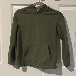 Fleece Green Sweatshirt Hoodie
